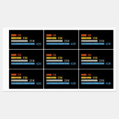 Hardloopafstanden II - 5K 10K 21K 42K Marathoner Labels (Vel)