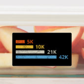 Hardloopafstanden II - 5K 10K 21K 42K Marathoner Labels (Aangebracht)