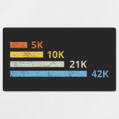 Hardloopafstanden II - 5K 10K 21K 42K Marathoner Labels (Design 2)