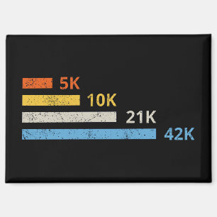Hardloopafstanden II - 5K 10K 21K 42K Marathoner Magneet