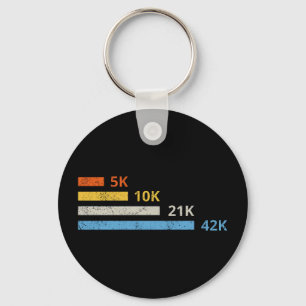Hardloopafstanden II - 5K 10K 21K 42K Marathoner Sleutelhanger