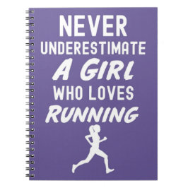 Hardloopcadeaus voor meisjes voor kinderrace races notitieboek