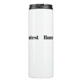 Hardloopcitaat Thermosbeker (Achterkant)