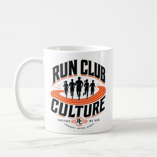 Hardloopclub Hardloopteam Atletiekbaan Koffiemok (Links)