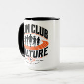Hardloopclub Hardloopteam Atletiekbaan Mok (Voorkant links)