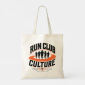 Hardloopclub Hardloopteam Atletiekbaan Tote Bag (Achterkant)