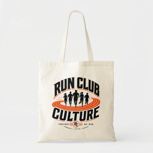 Hardloopclub Hardloopteam Atletiekbaan Tote Bag (Voorkant)