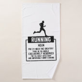 Hardloopdefinitie Badhanddoek (Badhanddoek)
