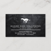 Hardloophond Logo | dierentrainer Visitekaartje (Achterkant)