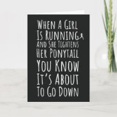 Hardloopkaarten voor Meisjes Voor Haar Voor Kinder Kaart (Voorkant)