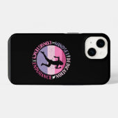 Hardloopmentaliteit - Girthy Runner-uithoudingsver iPhone Hoesje (Achterkant horizontaal)