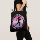Hardloopmentaliteit - Girthy Runner-uithoudingsver Tote Bag (Dichtbij)