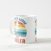 Hardloopmoeder Cool Hardloopmeisje Toekomstige Mar Koffiemok (Voorkant links)
