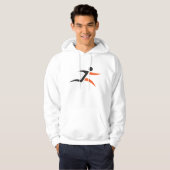 Hardloopontwerp Persoon Hoodie (Voorkant volledig)