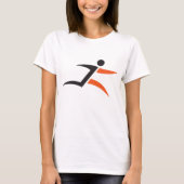 Hardloopontwerp Persoon T-shirt (Voorkant)