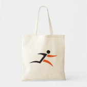 Hardloopontwerp Persoon Tote Bag (Voorkant)