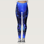 Hardlooppaard Blauwe Leggings (Voorkant)