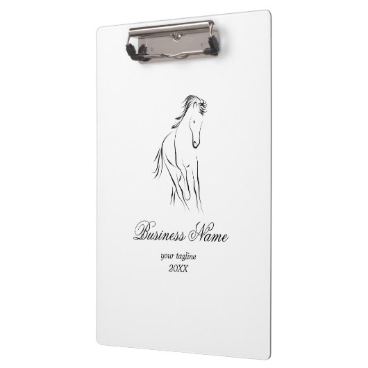 Hardlooppaard in zwarte kleur klembord (Links)