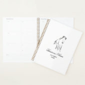 Hardlooppaard in zwarte kleur planner (Display)