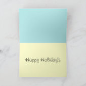 "Hardlooppaarden" ~ Holiday Greeting Kaart (Binnen)