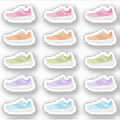 Hardloopschoen Dagelijkse Workout Herinnering Bujo Sticker (Voorkant)
