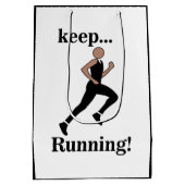 Hardloopsporter atletiek medium cadeauzakje (Achterkant)