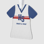 Hardloopsporttrui volgen met foto ornament (voorkant)