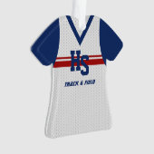 Hardloopsporttrui volgen met foto ornament (voorkant)