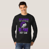 Hardloopspreuk voor hardlopen Hardloper 1 T-shirt (Voorkant volledig)
