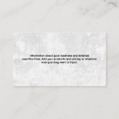 hardloopsprinter | atletiektrainer visitekaartje (Achterkant)