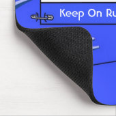 Hardloopster Blauwe Vest Muismat (Hoek)