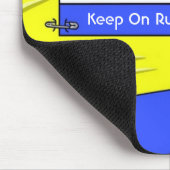 Hardloopster Gele Vest Muismat (Hoek)