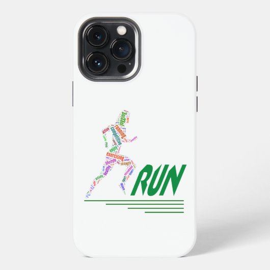 Hardloopster iPhone Hoesje (Achterkant)