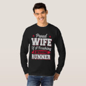 Hardloopster Marathon Vrouw T-shirt (Voorkant volledig)