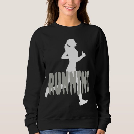 Hardloopsweatshirt voor dames trui (Voorkant)