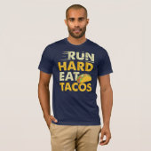 Hardlooptaco's eten t-shirt (Voorkant volledig)