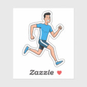 Hardloopuitrusting – Inspirerende hardloop Sticker (Vel)