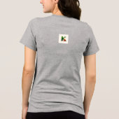 Hardloopvakantie Tri-Blend Shirt (Achterkant)