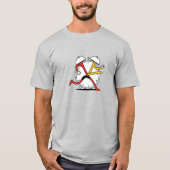 Hardloopwekker - Grappige gepersonaliseerde late r T-shirt (Voorkant)