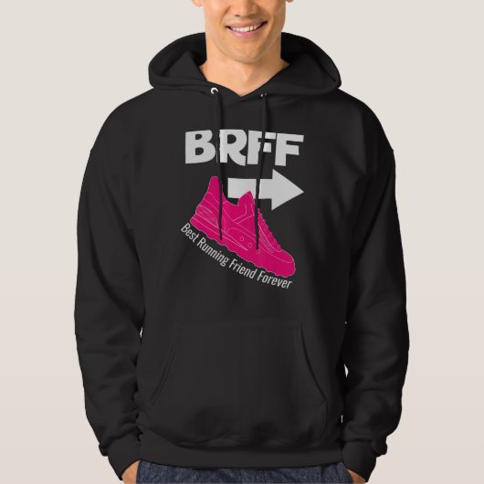 Hardlopen Beste Vriend Voor Altijd BRFF BFF Sneake Hoodie (Voorkant)