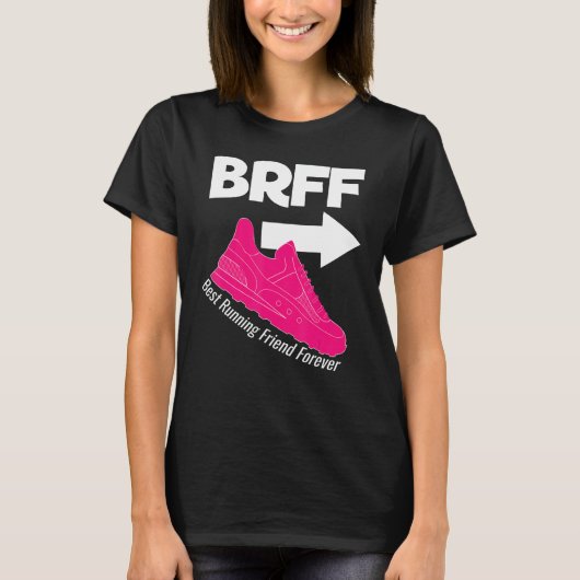 Hardlopen Beste Vriend Voor Altijd BRFF BFF Sneake T-shirt (Voorkant)
