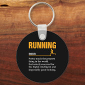 Hardlopen Definitie Humor Marathon Grappige Atleet Sleutelhanger (Voorkant)
