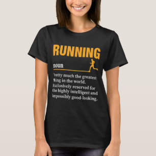 Hardlopen Definitie Humor Marathon Grappige Atleet T-shirt
