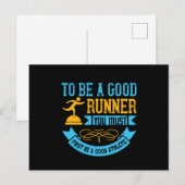 Hardlopen - Een goede hardloper zijn Briefkaart (Voorkant / Achterkant)