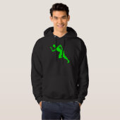 Hardlopen - Groen Hoodie (Voorkant volledig)