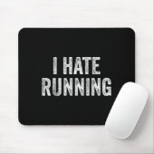 Hardlopen haat - Grappige sarcastische humor grap Muismat (Met muis)