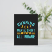 Hardlopen - Hardlopen is een mentale sport Briefkaart (Staand voorkant)