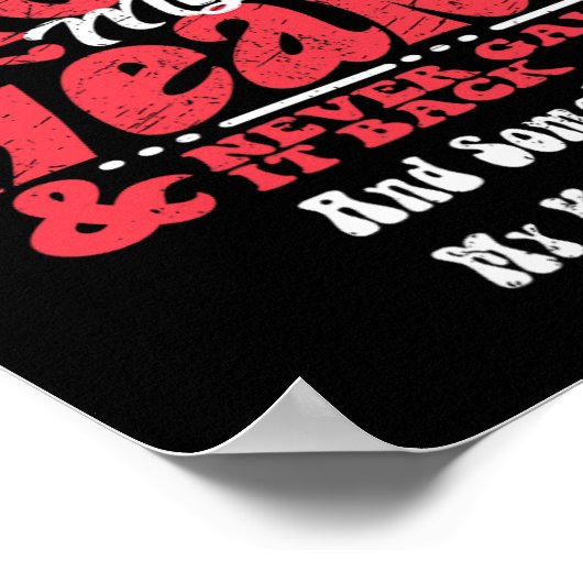 Hardlopen heeft mijn hart gestolen ~ Funny Valenti Poster (Hoek)