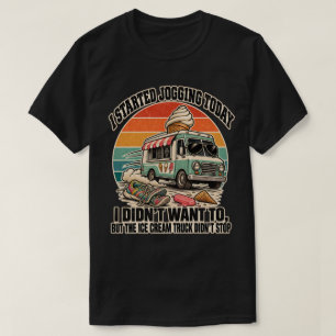 Hardlopen Ijscom Kar Didn't Stop Runner Humor T-shirt