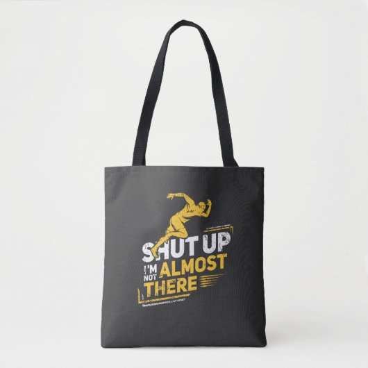Hardlopen - Ik ben er bijna Tote Bag (Voorkant)